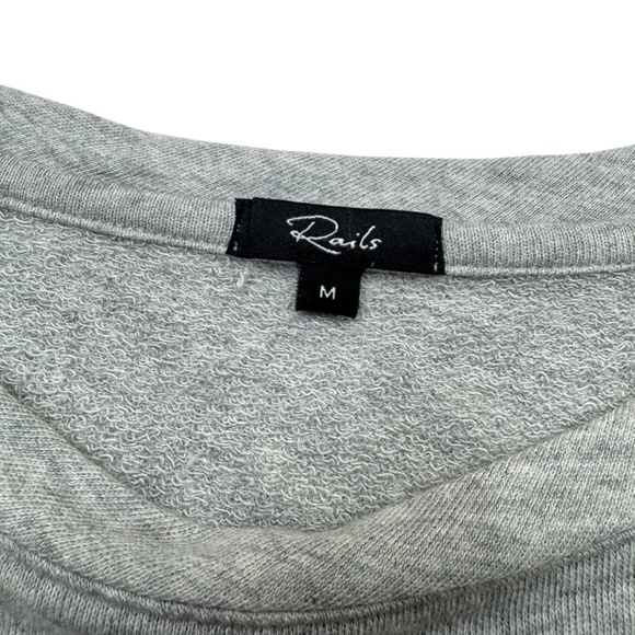 Rails Marilyn Heather Grey Pullover Sweatshirt - Picture 9 of 13